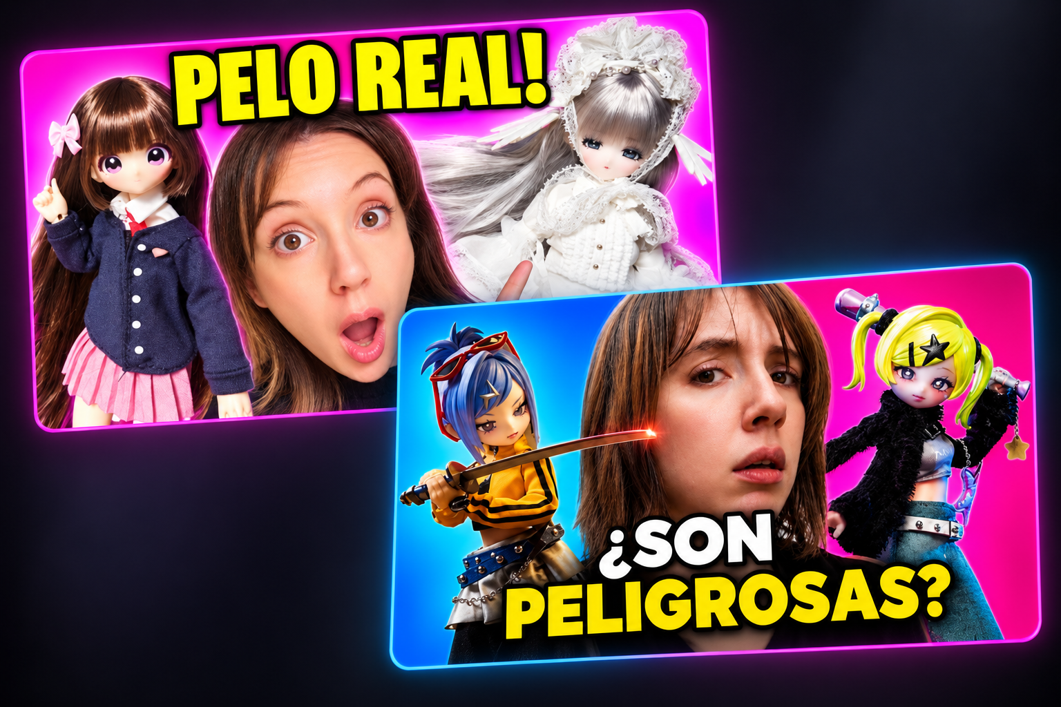 Dos vídeos largos de Pelusa Doll sobre muñecas de KikaGoods